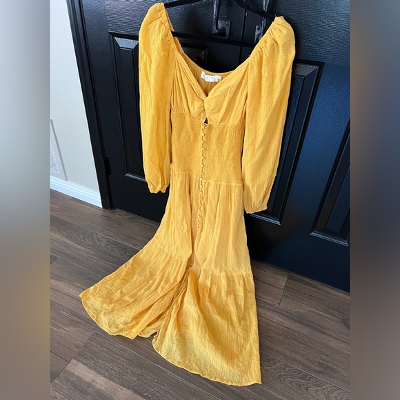 Yellow Women's Dress - Picture 1 of 3